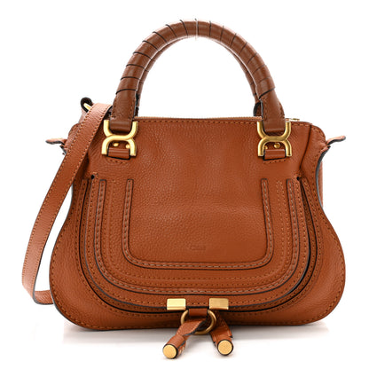 Chloe Calfskin Mini Marcie Satchel Tan 1 of 13