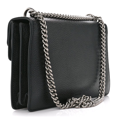 Gucci Pebbled Calfskin Small Dionysus Shoulder Bag Black 3 of 14