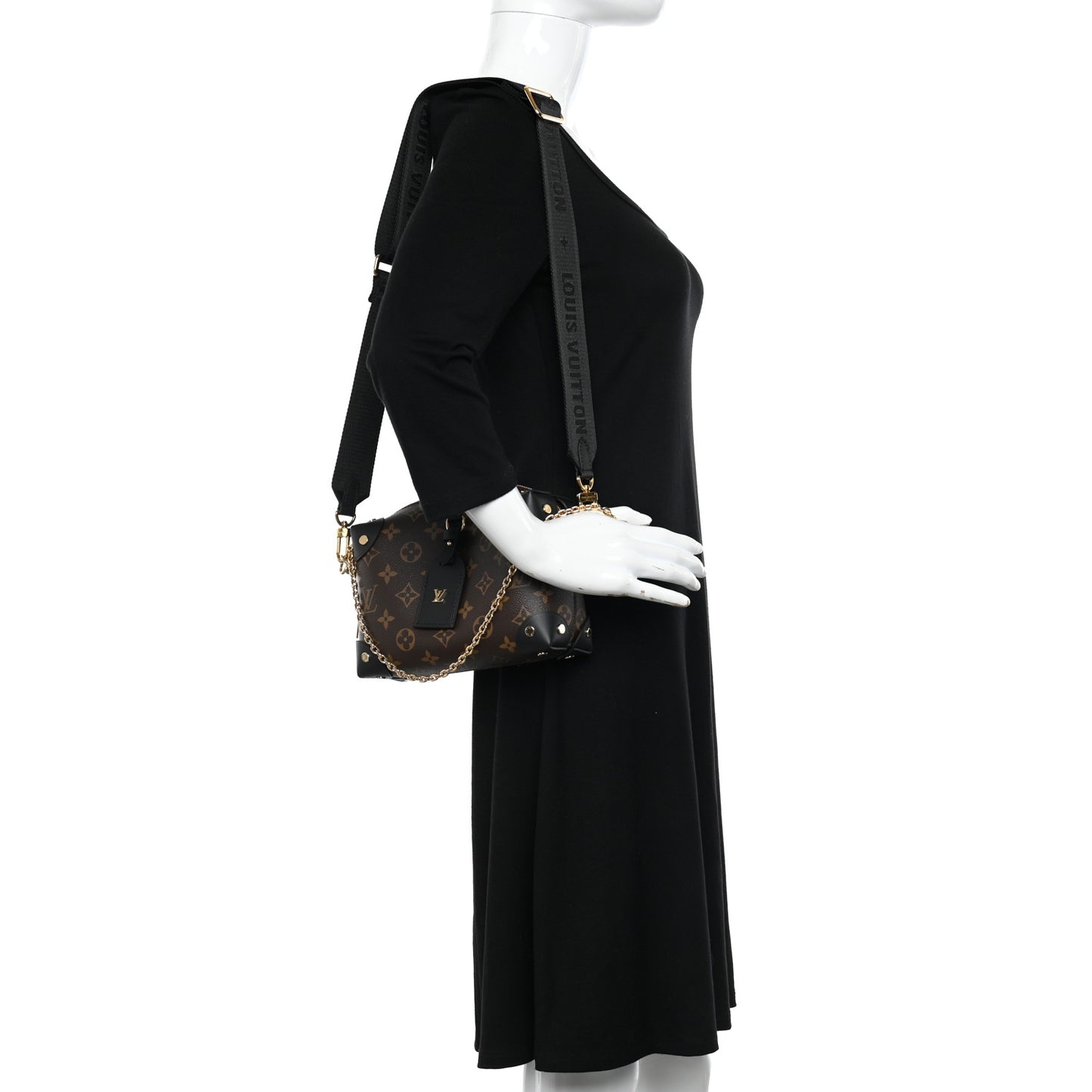 Monogram Petite Malle Souple Black
