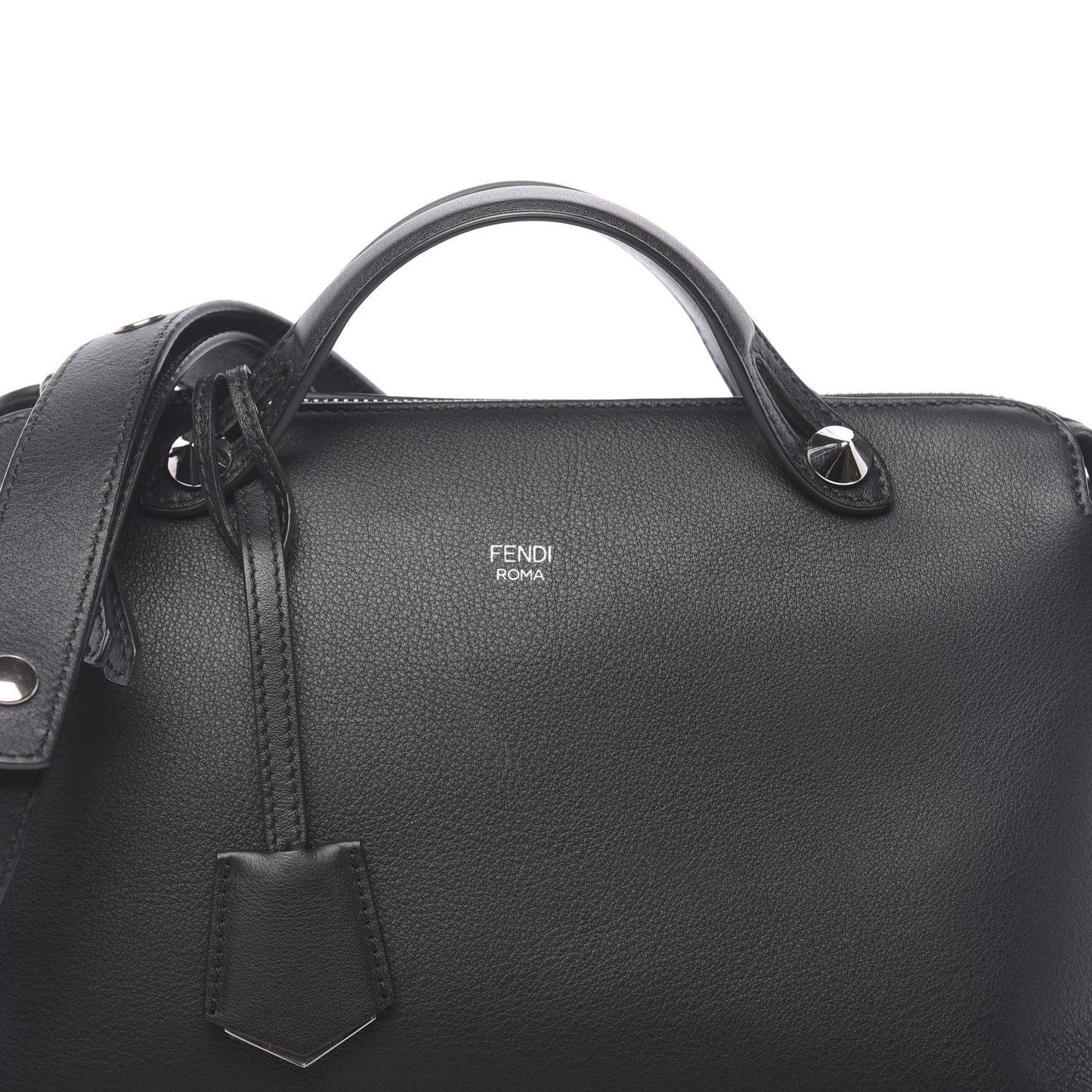 Vitello Dolce Medium By The Way Boston Bag Black