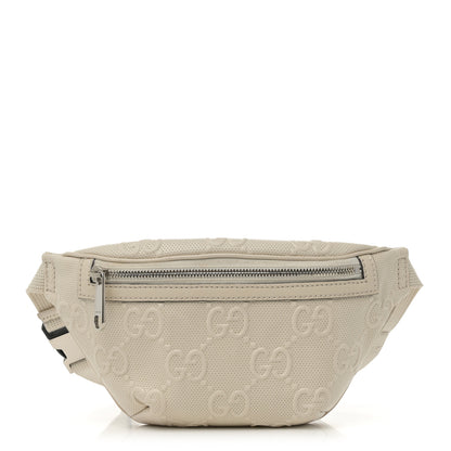 Gucci Calfskin GG Tennis Embossed Belt Bag Mystic White 1 of 11