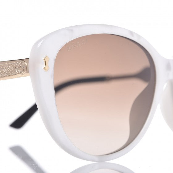 Cat Eye GG3839/F/S Sunglasses White