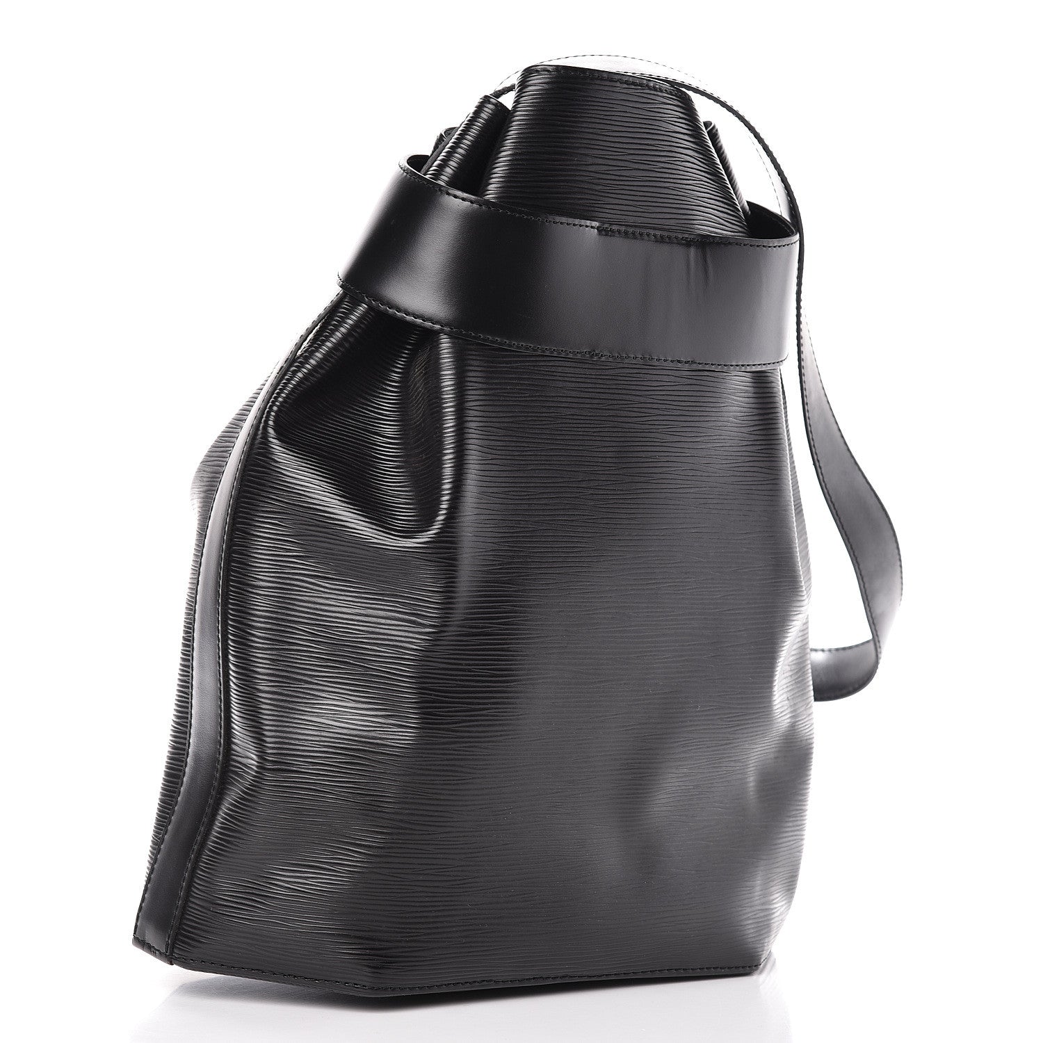 Louis Vuitton Epi Sac D'Epaule GM Black 4 of 10