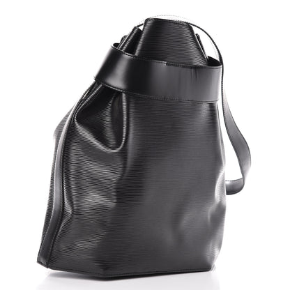 Louis Vuitton Epi Sac D'Epaule GM Black 4 of 10