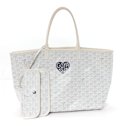 Goyard Goyardine Coeur Saint Louis PM White 3 of 12