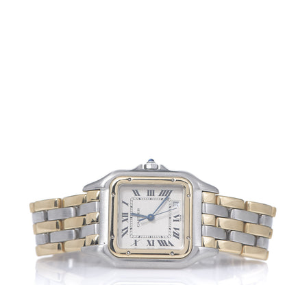 Cartier Stainless Steel 18K Yellow Gold 27mm Panthere Quartz Watch 2 of 5