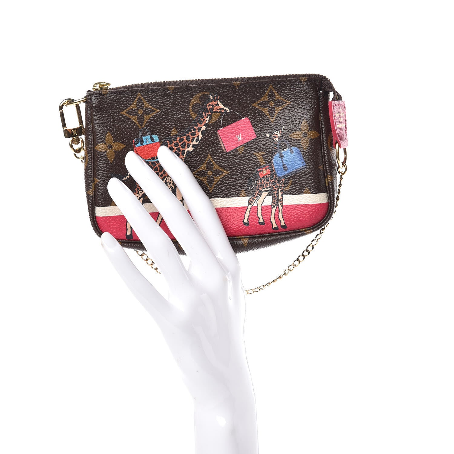 Louis Vuitton Monogram 2017 Christmas Animation Mini Pochette Accessories 2 of 8