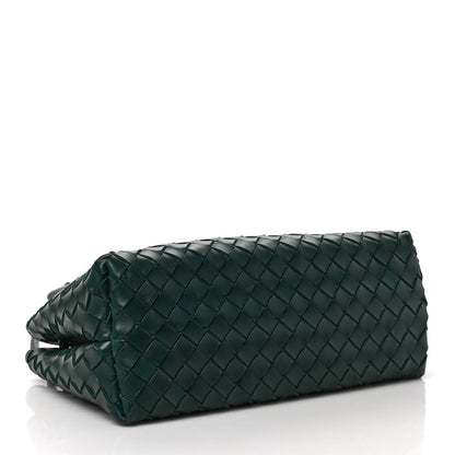 Bottega Veneta Nappa Intrecciato Small East West Andiamo Shoulder Bag Emerald Green 5 of 9