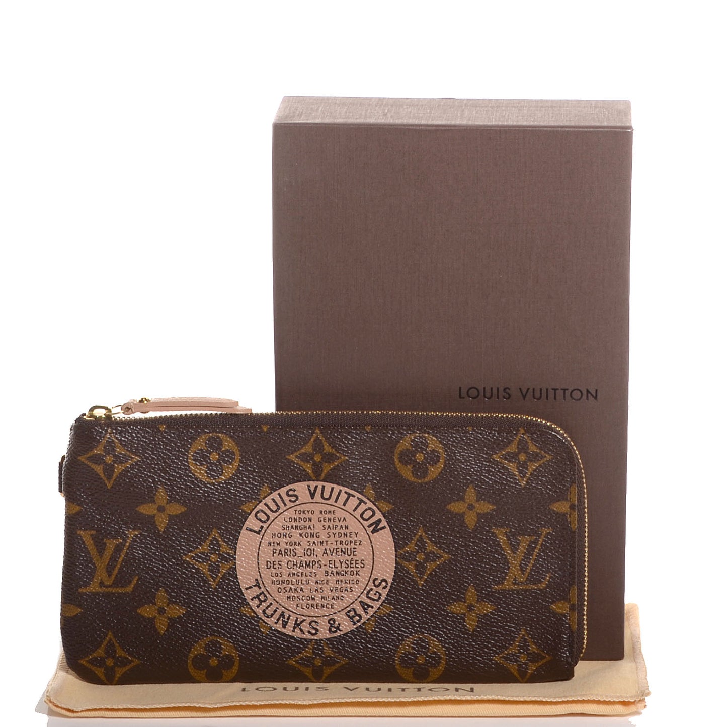 Monogram Complice Trunks and Bags Wallet Beige
