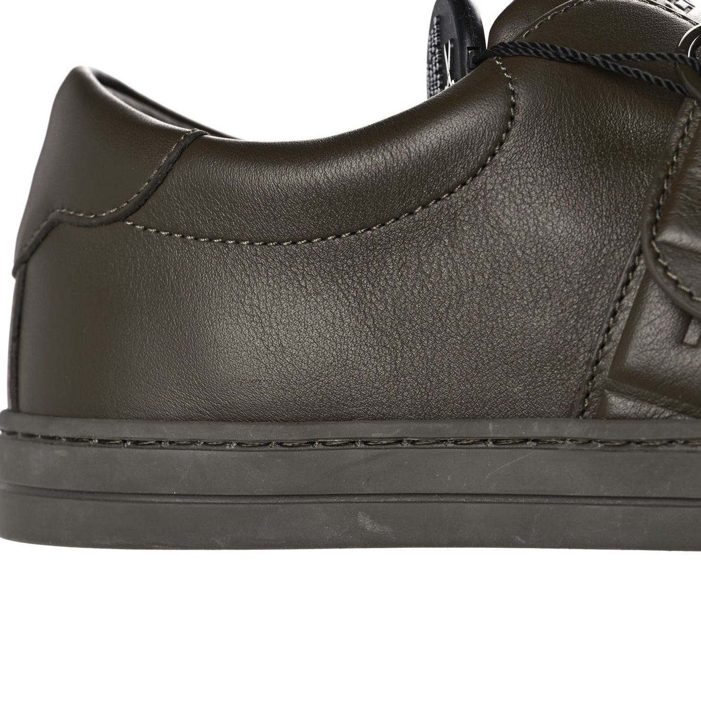 Vitello FF Embossed Womens Slip On Sneakers 36 Wood
