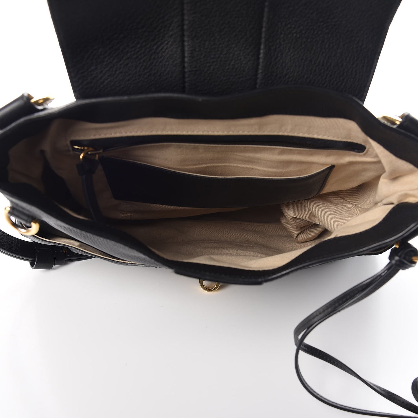 Grained Lambskin Calfskin Medium Lexa Shoulder Bag Black