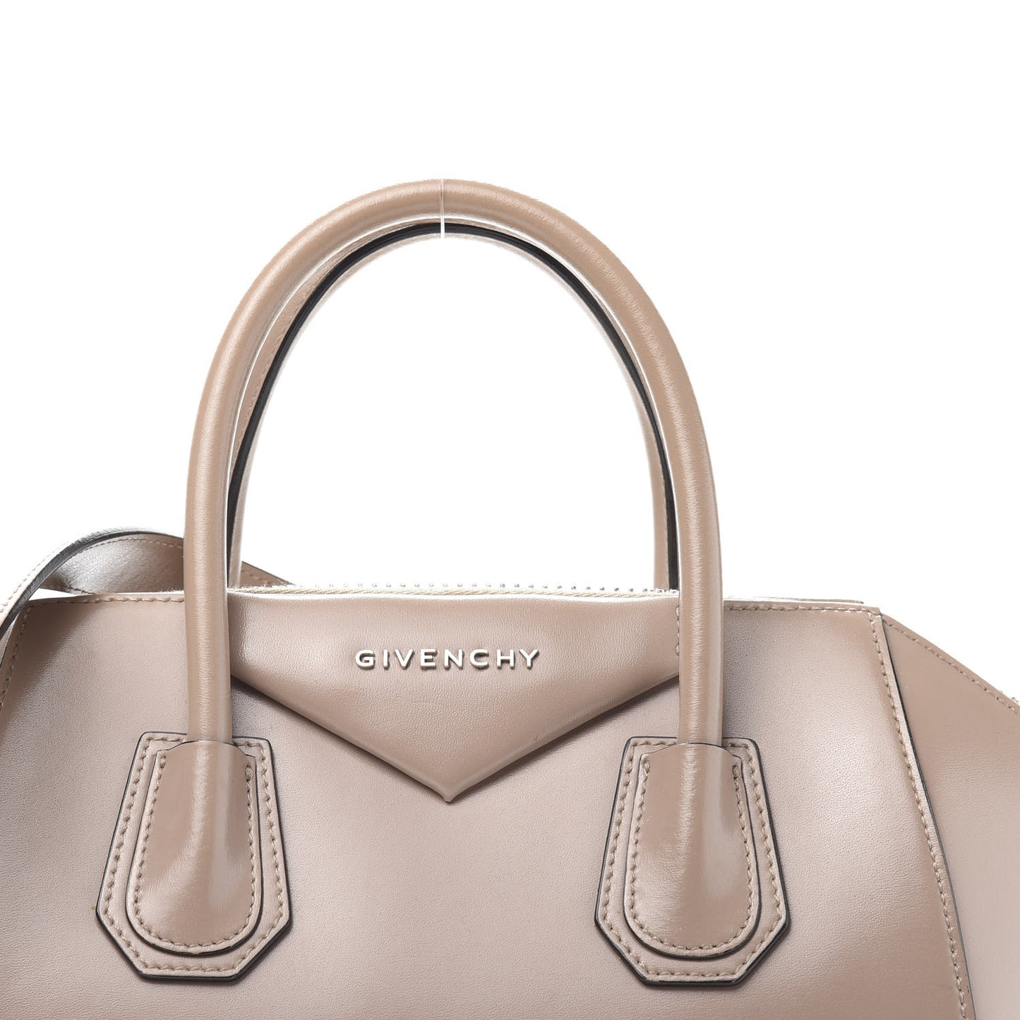 Shiny Lord Calfskin Small Antigona Sand