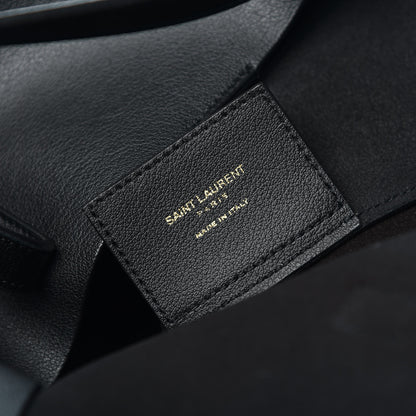 Saint Laurent Calfskin Large Shopping Tote Black 6 of 10