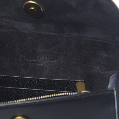 Christian Dior Grained Calfskin Saddle Belt Bag Black 6 of 12