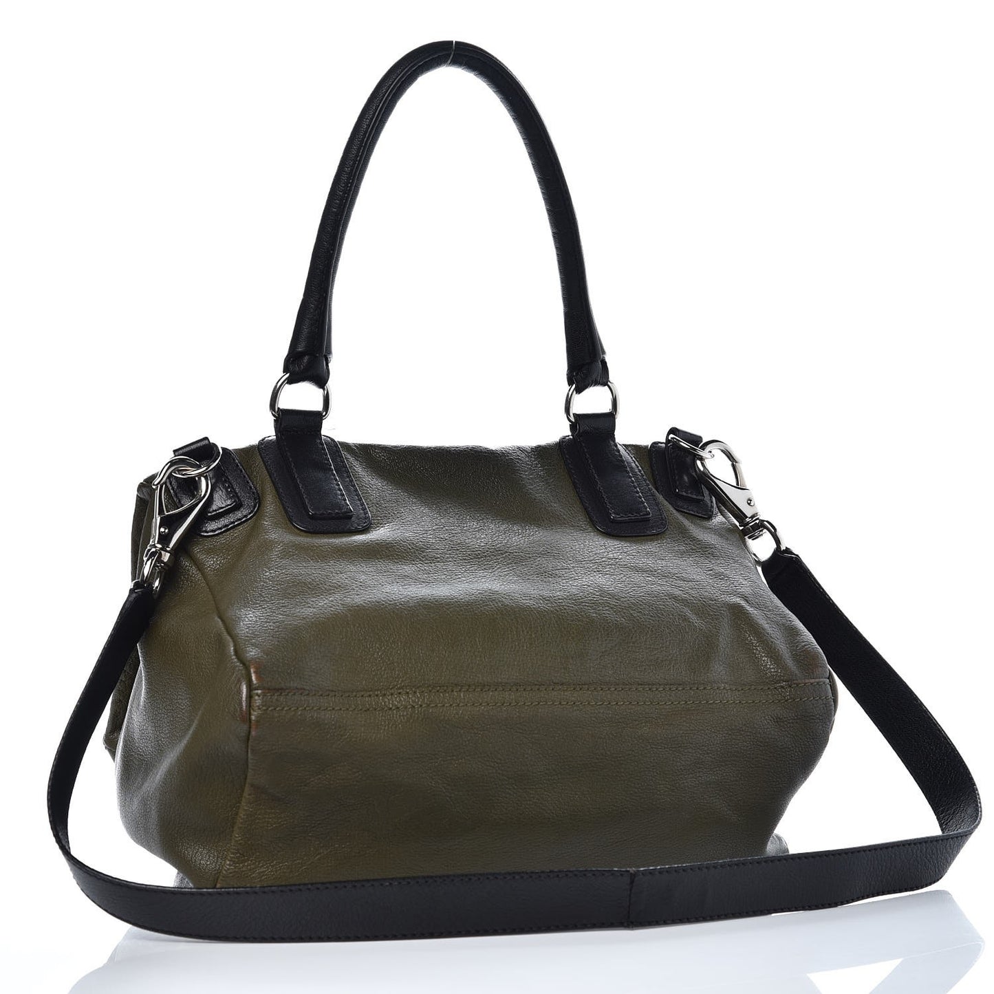 Sugar Goatskin Medium Tri-Color Pandora Khaki Black