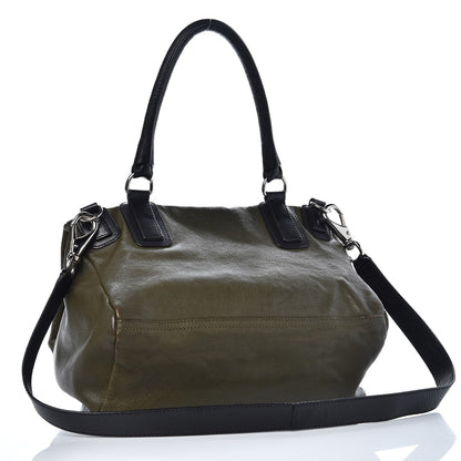 Givenchy Sugar Goatskin Medium Tri-Color Pandora Khaki Black 4 of 16