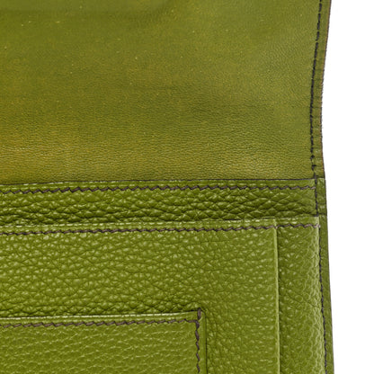 Hermes Togo Dogon Duo Wallet Vert Anis 8 of 9