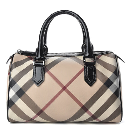 Burberry Nova Check Small Chester Bowling Bag Black 1 of 12