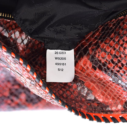 Stella McCartney Eco Python Small Falabella Tote Orange 6 of 10