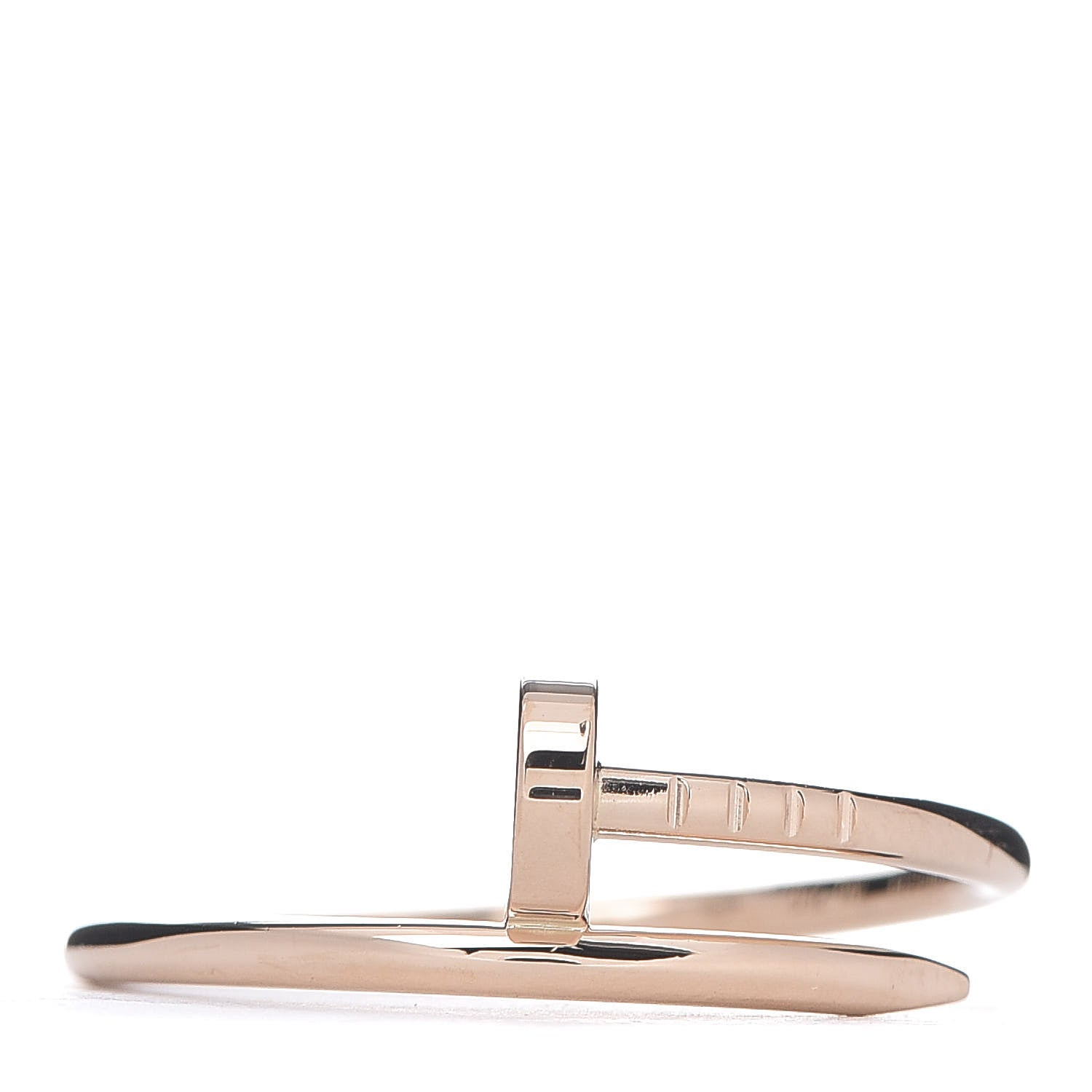 Cartier 18K Pink Gold Small Juste Un Clou Ring 60 9 1 of 5