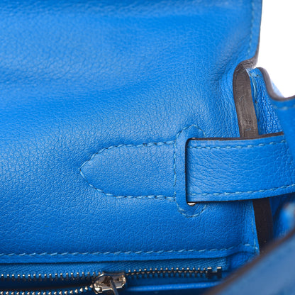 Hermes Evercolor Kelly Retourne 28 Bleu Hydra 13 of 41