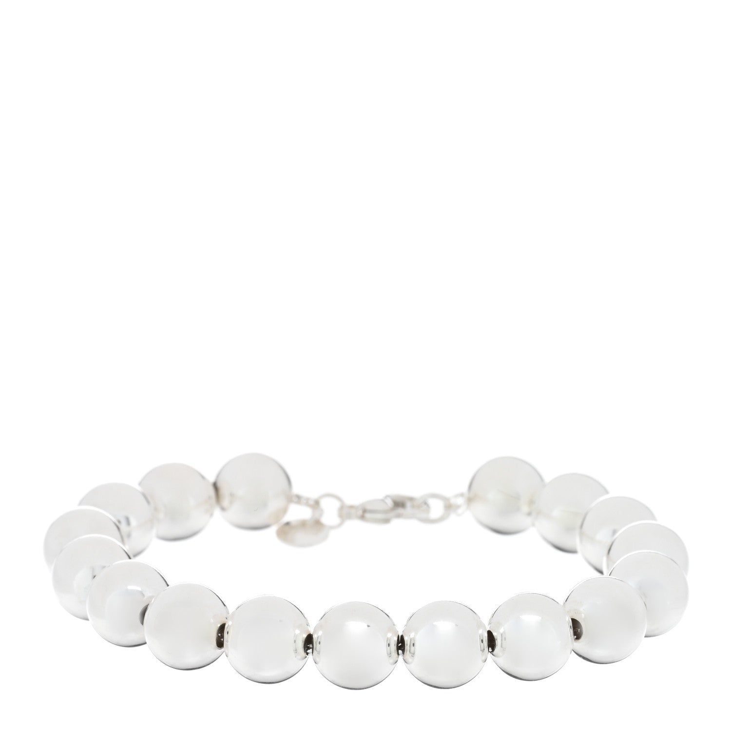 Tiffany Sterling Silver 10mm Hardwear Ball Bracelet 1 of 3
