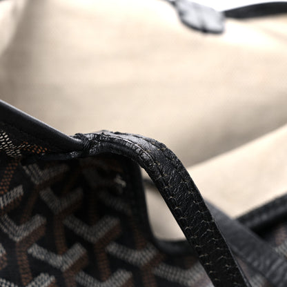 Goyard Goyardine Saint Louis Junior Jr PM Tote Black 16 of 22