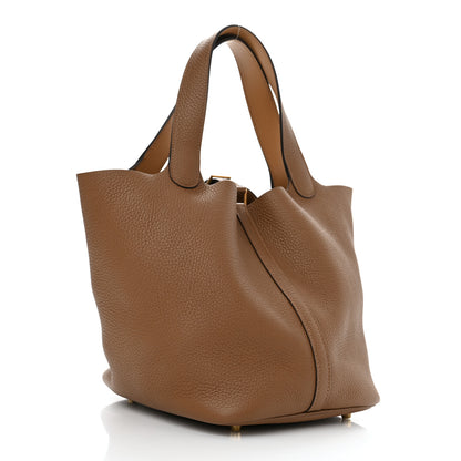 Hermes Taurillon Clemence Picotin Lock 22 MM Alezan 3 of 10