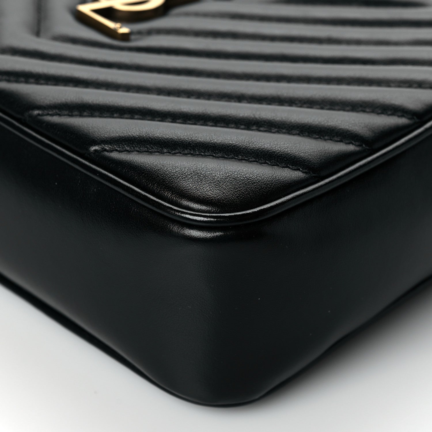 Saint Laurent Calfskin Matelasse Monogram Lou Camera Bag Black 10 of 10