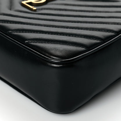 Saint Laurent Calfskin Matelasse Monogram Lou Camera Bag Black 10 of 10