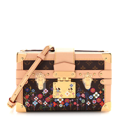 Louis Vuitton LV X TM Monogram Flowers Petite Malle 1 of 9