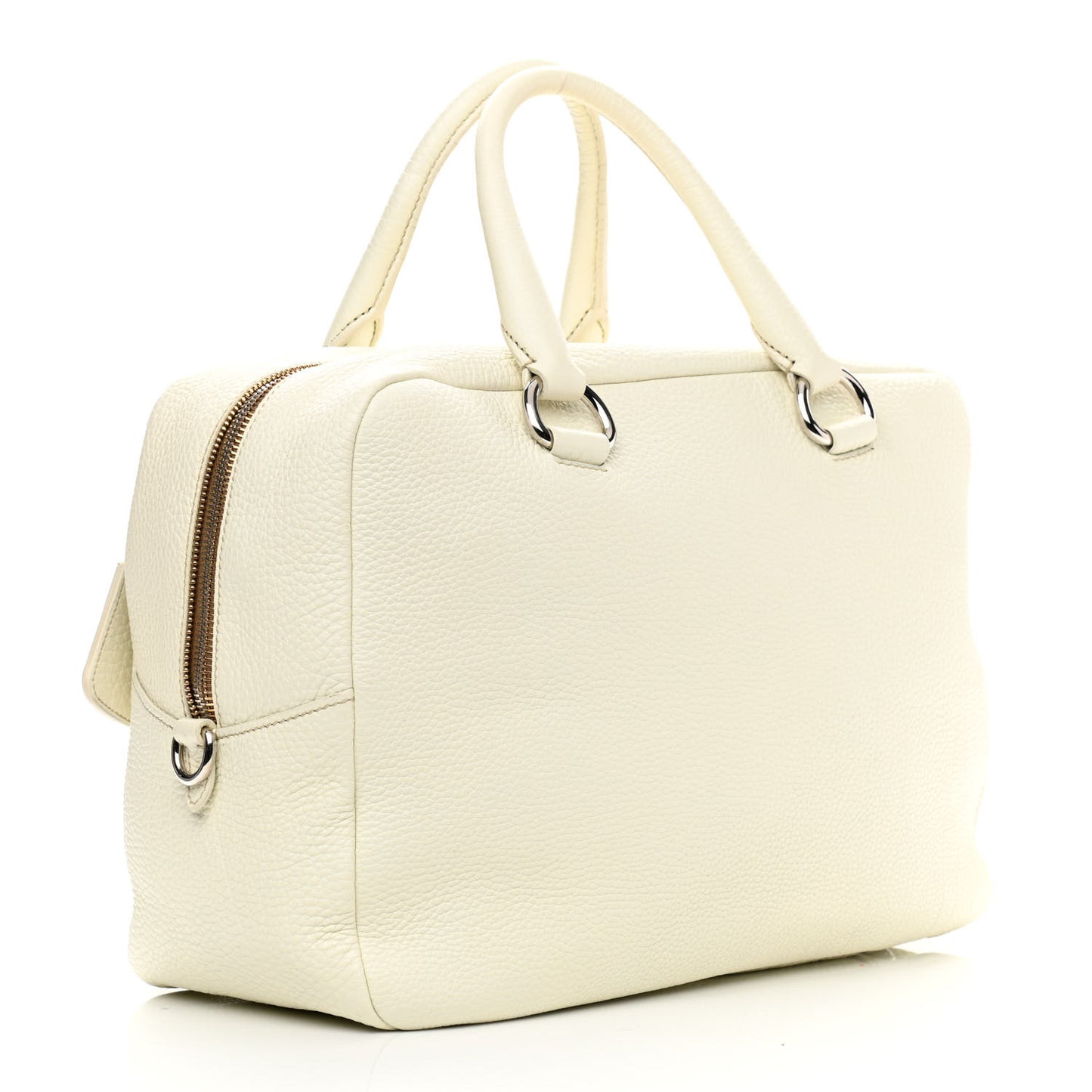 Vitello Daino Satchel Bianco