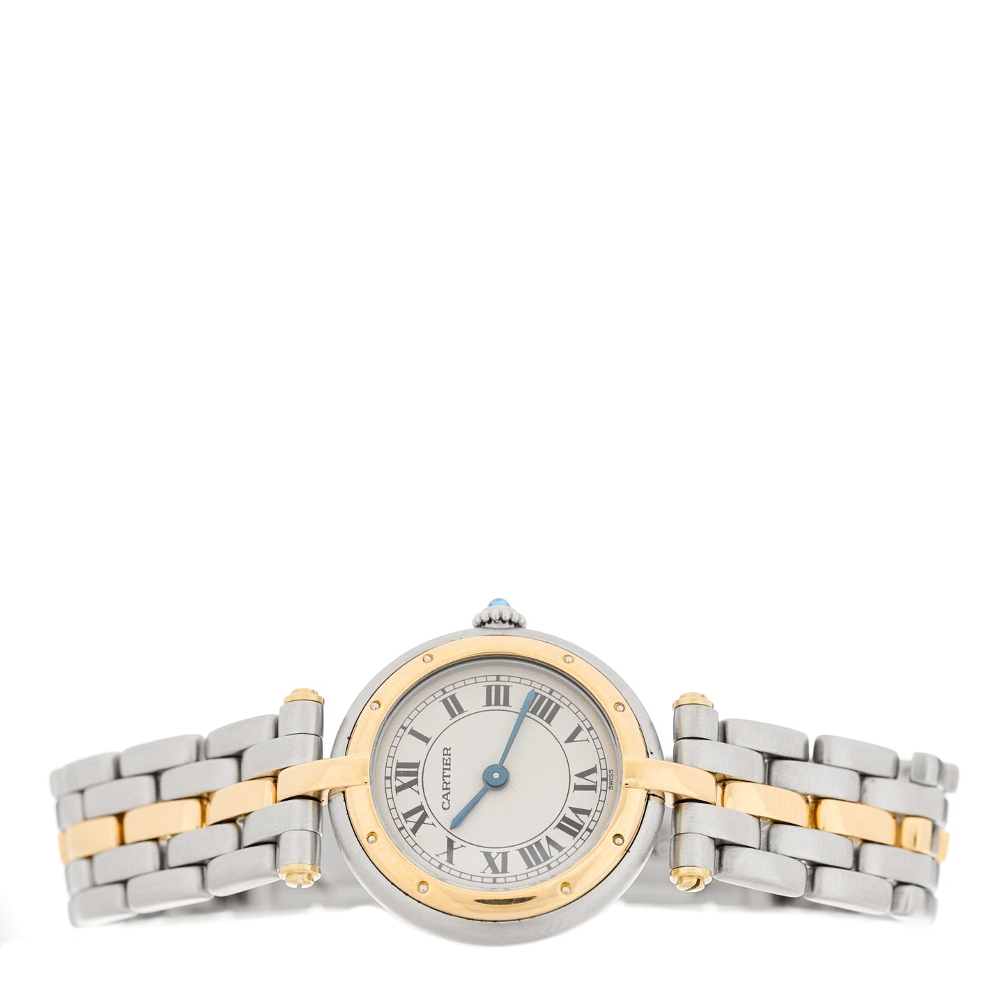 Stainless Steel 18K Yellow Gold 24mm Panthere Vendome Quartz Watch