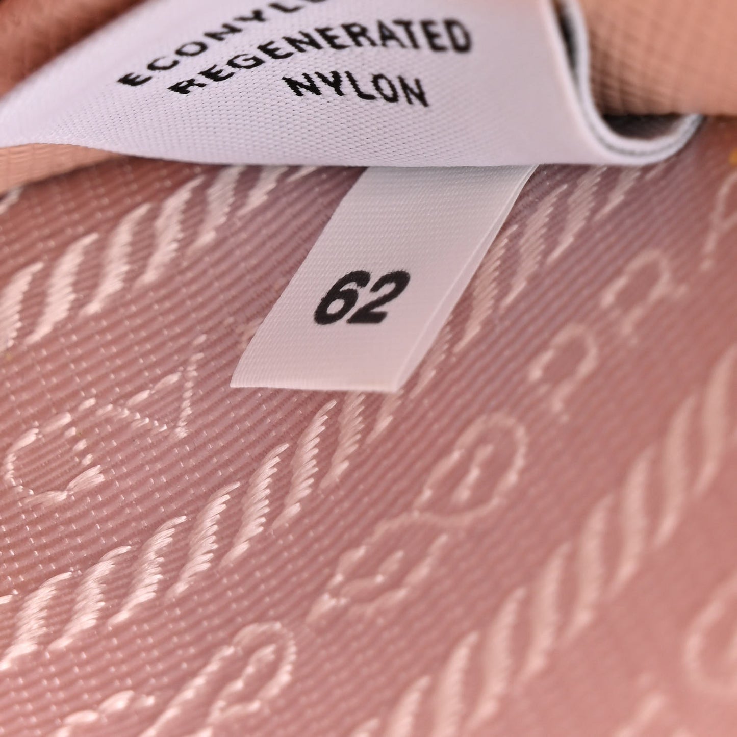 Saffiano Shearling Triangle Mini Pouch Orchid Pink