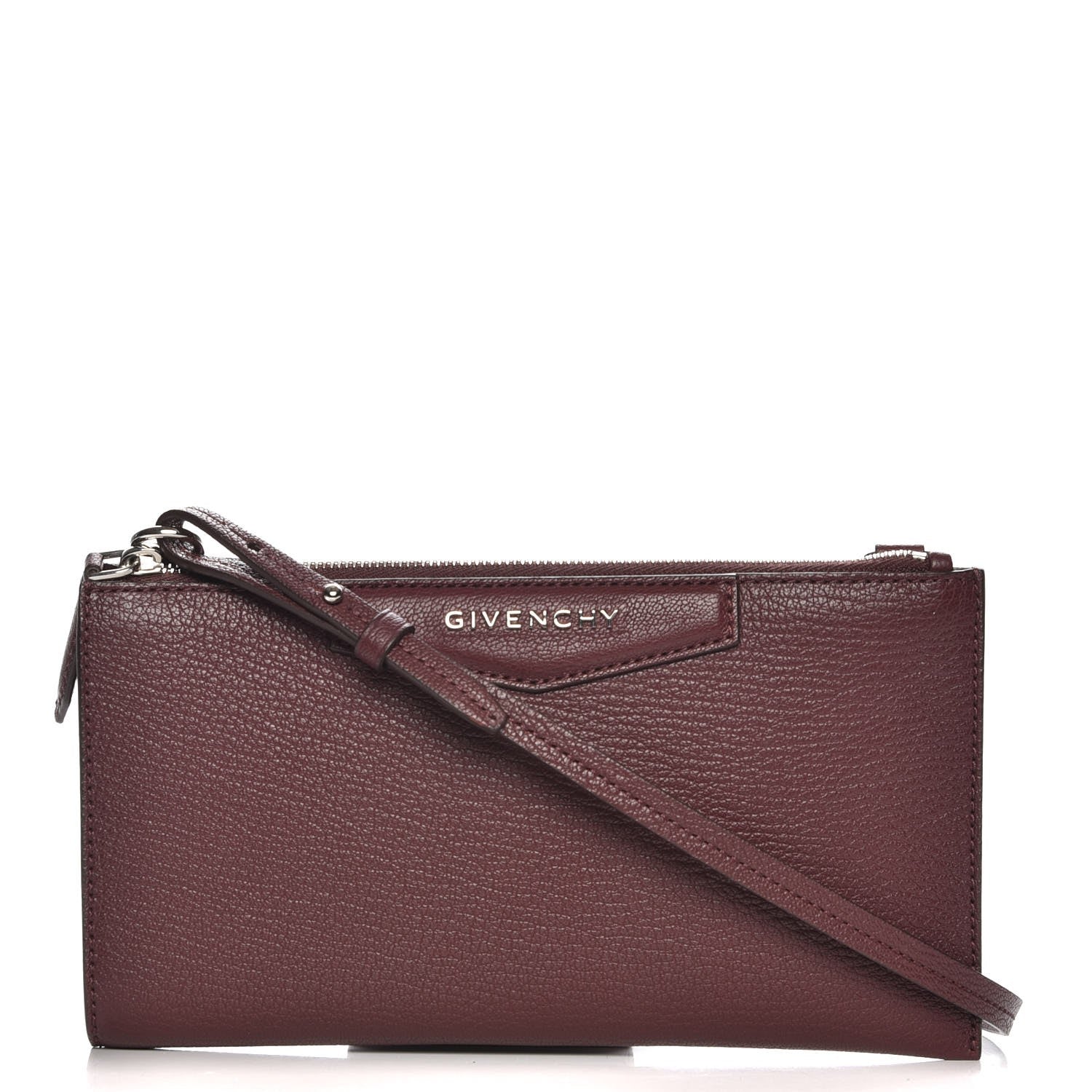 Givenchy Grained Goatskin Antigona Crossbody Oxblood 1 of 8