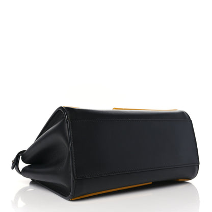 Fendi Nappa FF Mini Peekaboo Iconic Satchel Black Sunflower 4 of 8