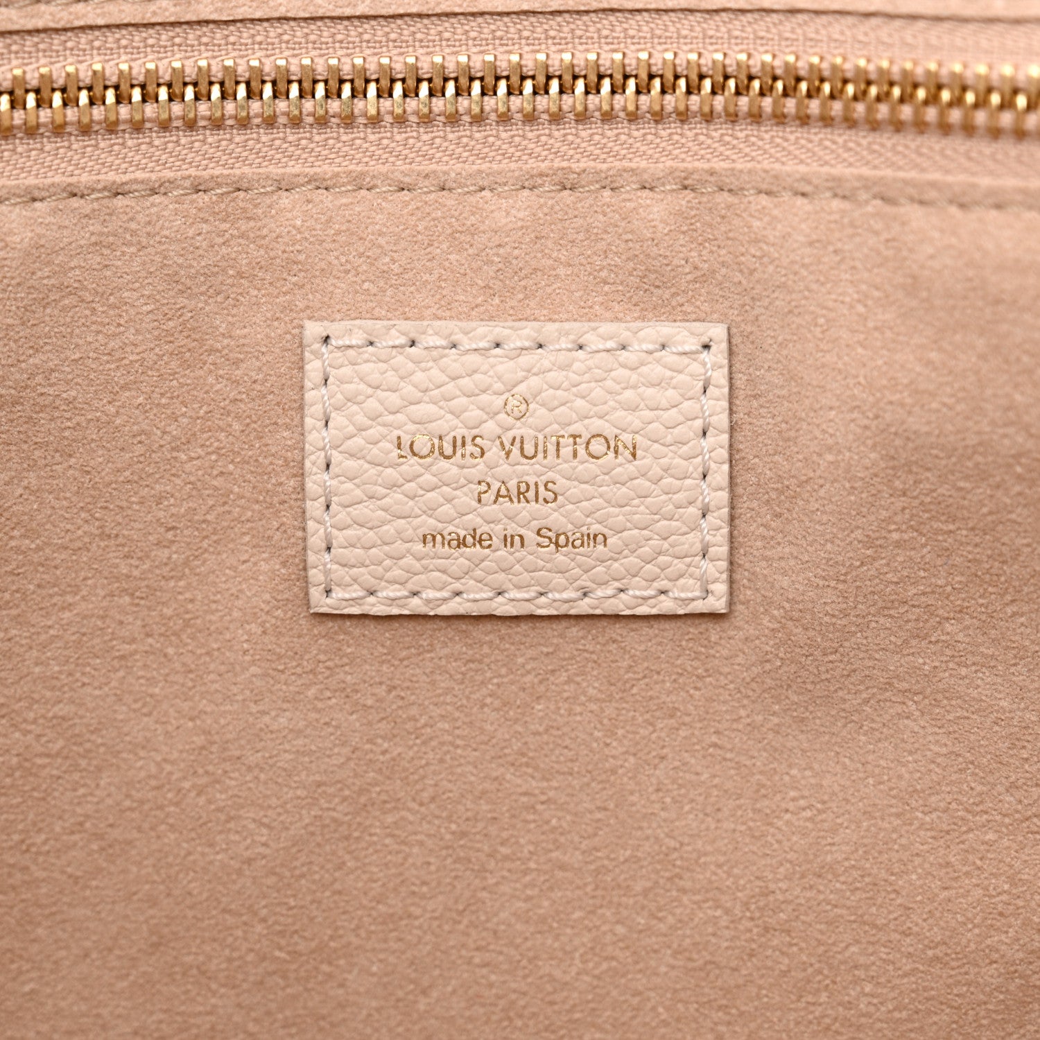 Louis Vuitton Empreinte Monogram Spring In The City Neverfull MM Kaki Beige Cream 7 of 10