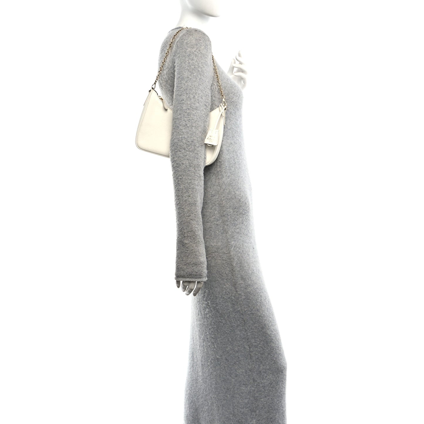 Saffiano Re-Edition 2005 Shoulder Bag White