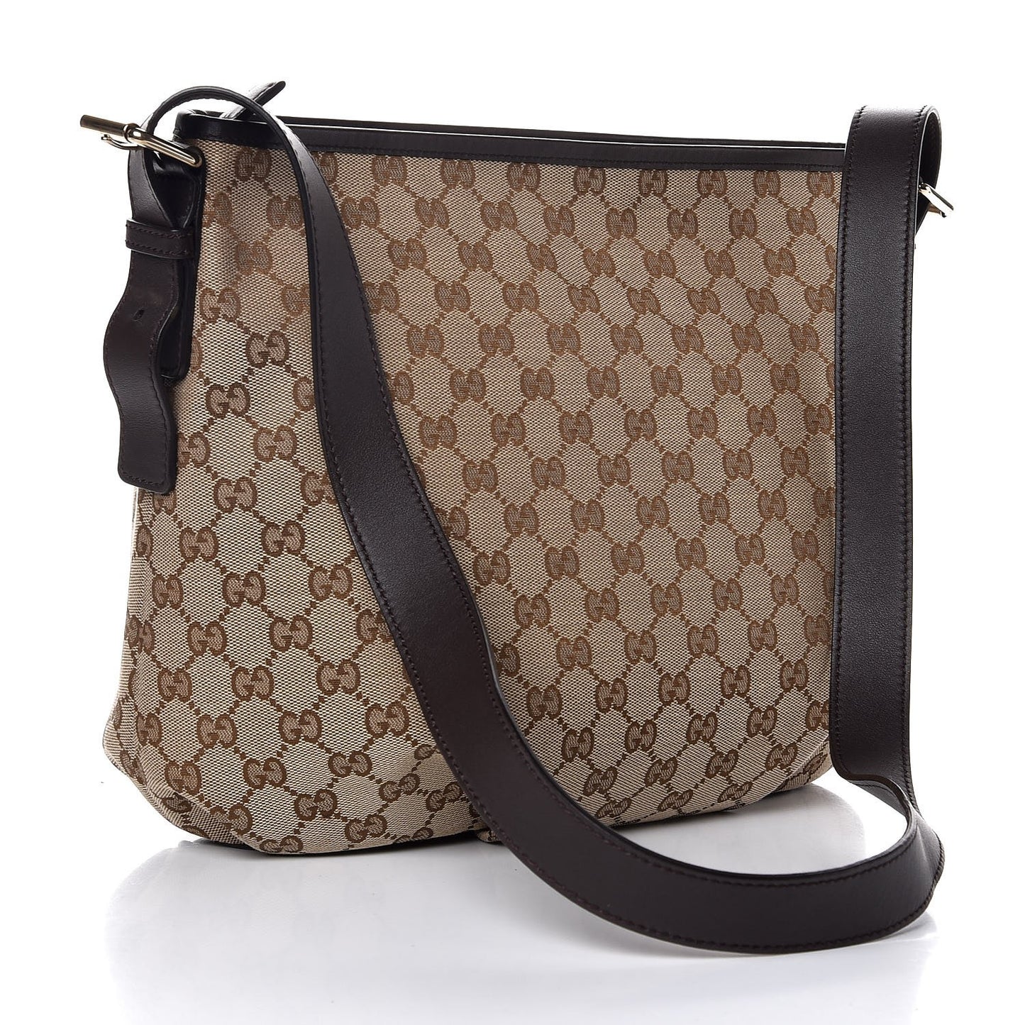 Monogram Messenger Bag Dark Brown