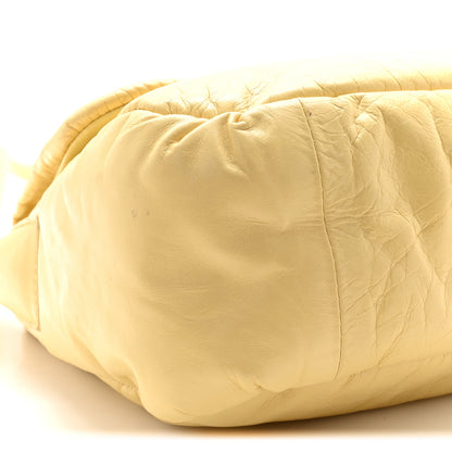Bottega Veneta Paper Calfskin Puffy Flap Butter Brass 9 of 10