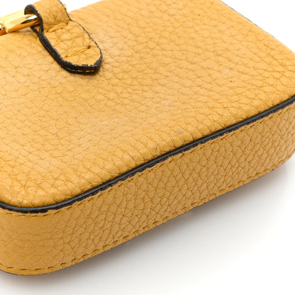 Fendi Cuoio Romano Scented Nano Baguette Charm Giallo Fendi 14 of 14