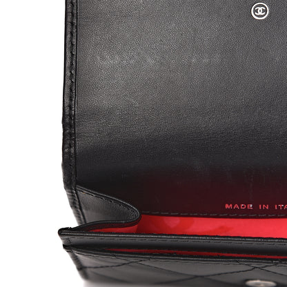 Chanel Calfskin Quilted Cambon Business Card Holder Black 10 of 14