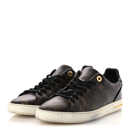 Louis Vuitton Patent Monogram Frontrow Sneakers 38 4 of 13