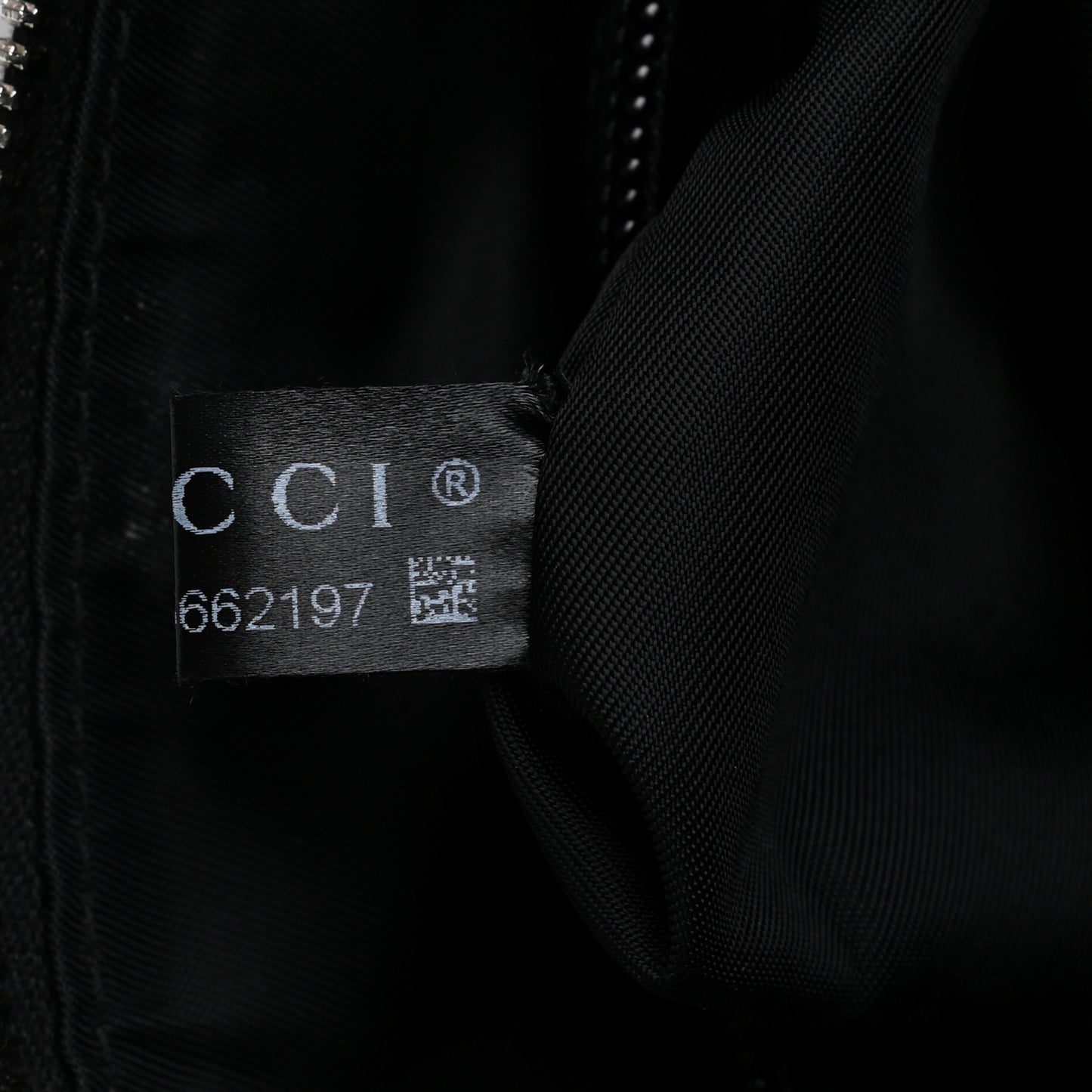 Techno Canvas Selleria Calfskin Web Small Flat Messenger Bag Black