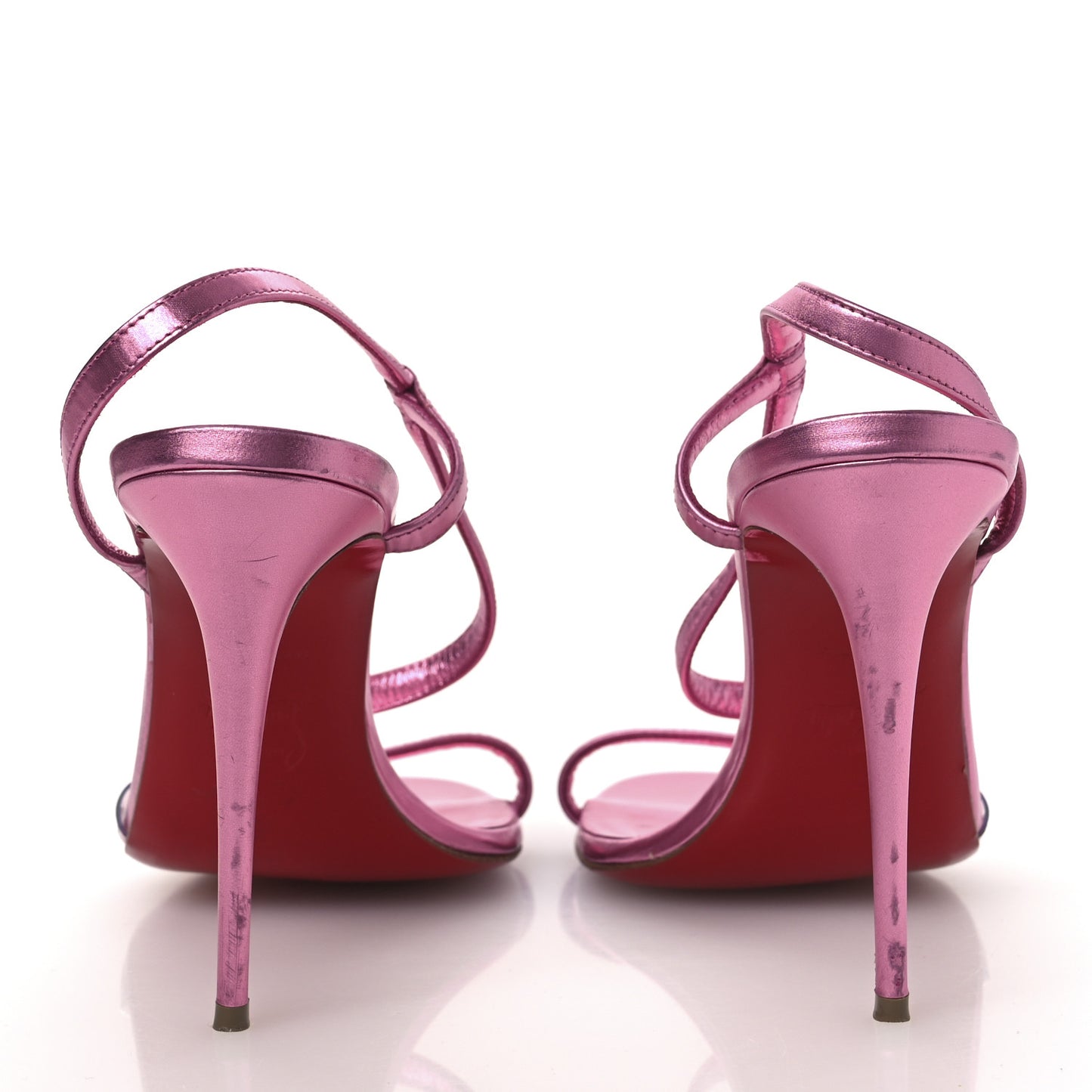 Kid Laminato Satin PVC Rosalie 100 Sandals 38 Glam