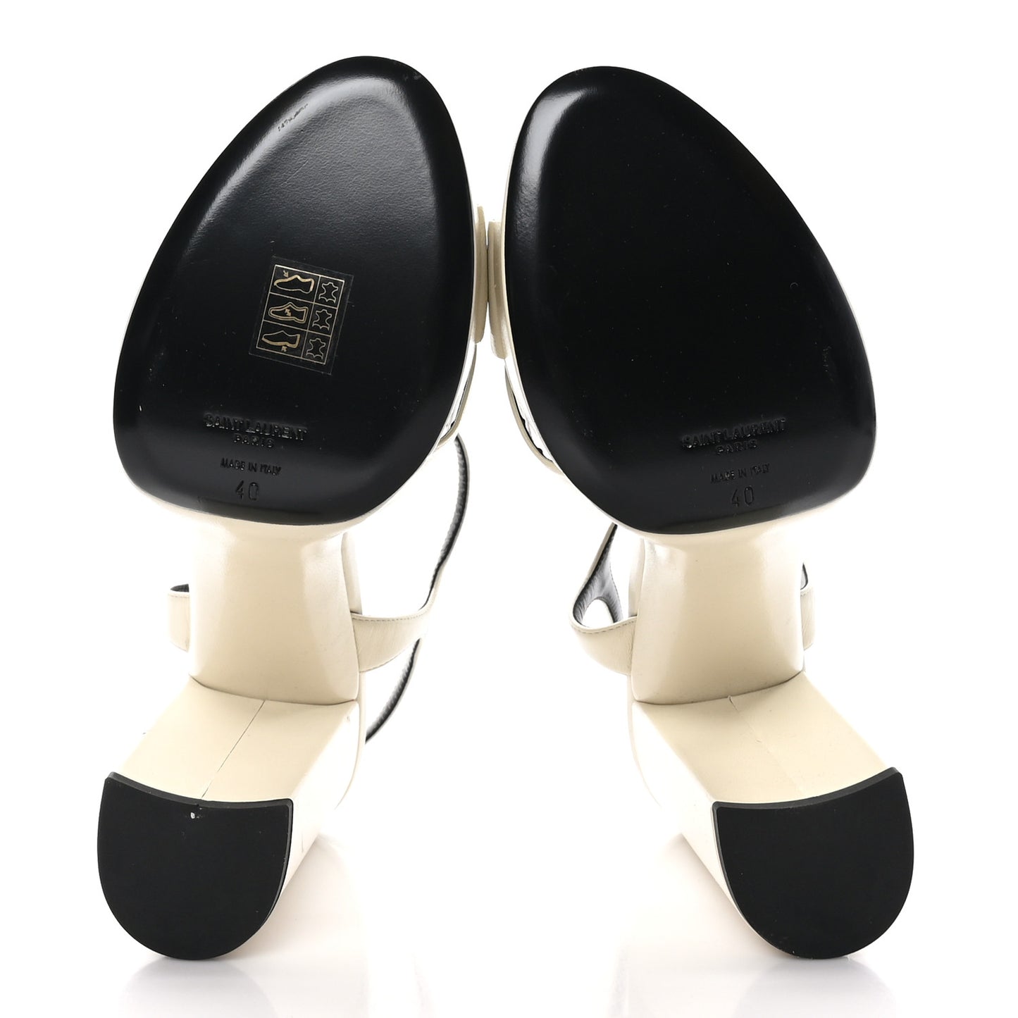 Vendome Bianca 85 Platform Sandals 40 Pearl