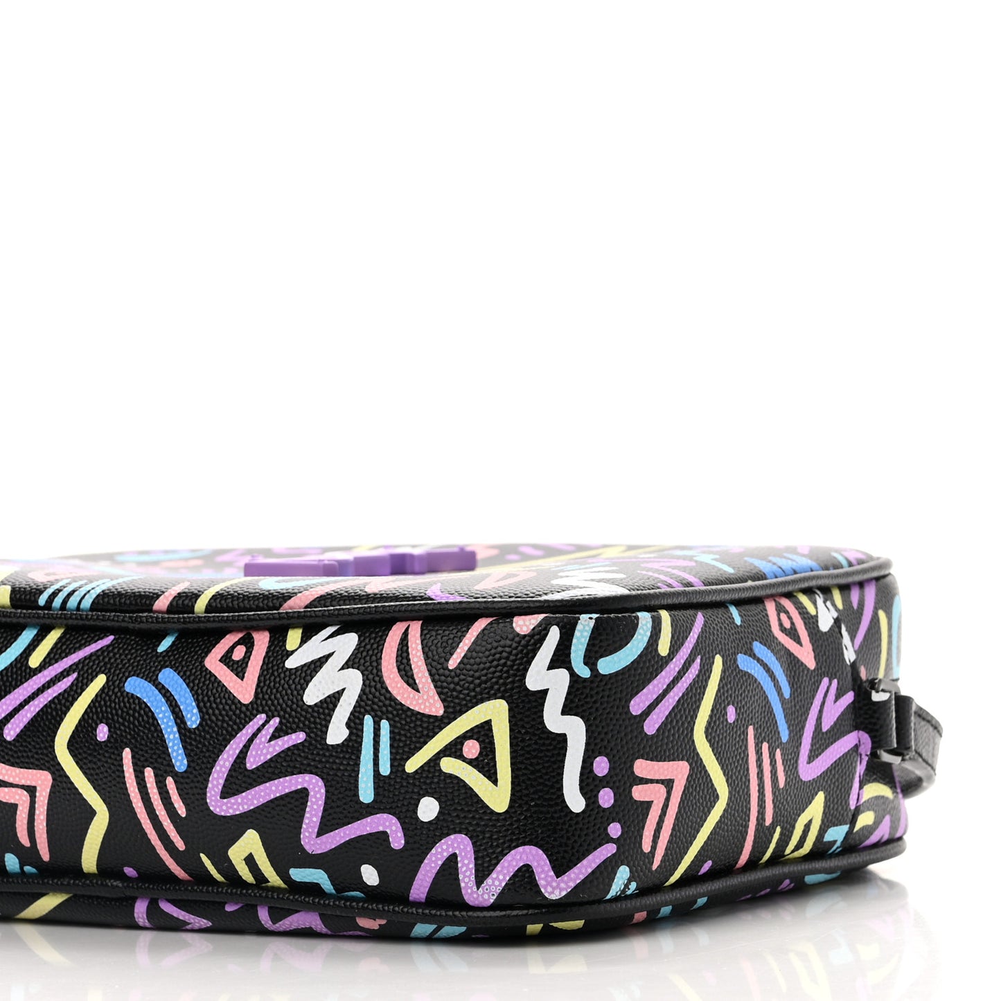 Grain De Poudre Medium Classic Monogram Multicolor Graphic Print Lou Camera Bag Black