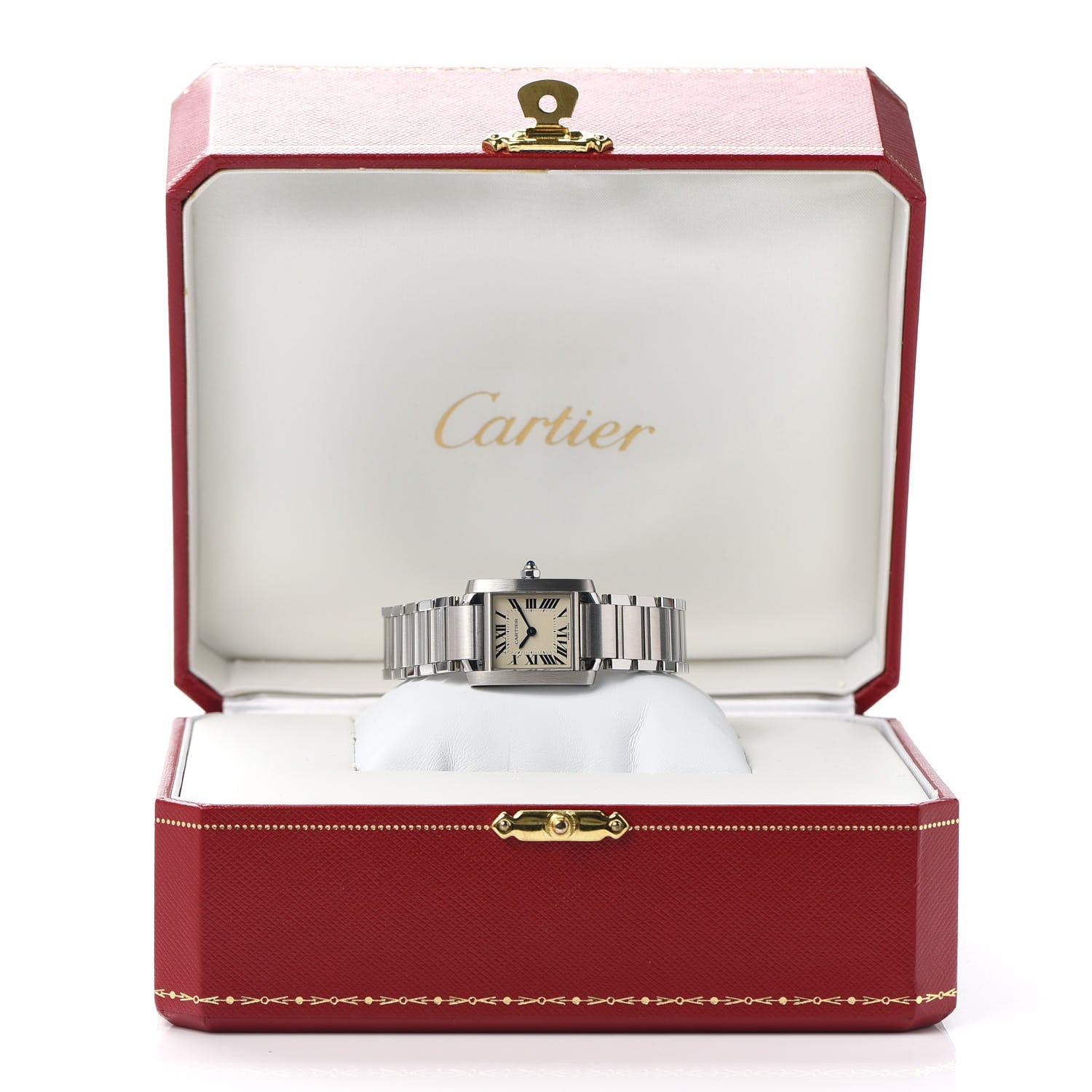 Cartier Stainless Steel 20mm Tank Francaise Quartz Watch 5 of 5