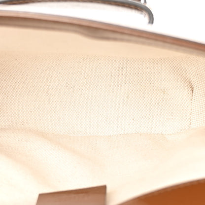 Gucci GG Supreme Monogram Azalea Calfskin Web Mini Horsebit 1955 Shoulder Bag Beige Ebony Brown Sugar 5 of 11