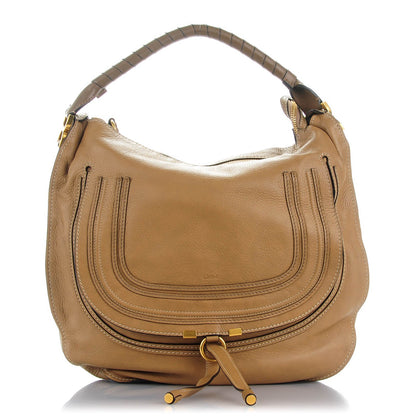 Chloe Calfskin Large Marcie Hobo Nut 1 of 8
